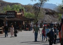 View of main street at Calico Ghost Town